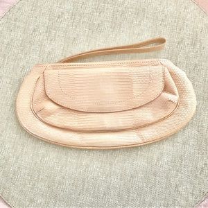 Brahmin Reptile Embossed Leather Wristlet